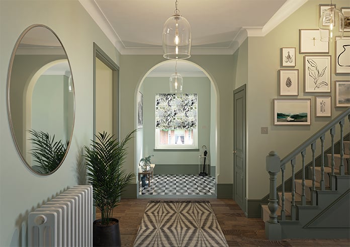 Bali, Green - Twist&Fit Roman Blind - Image 9